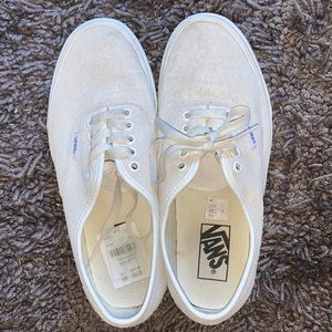 Vans Authentic, Light Gray, Soft Suede, Woman’s 8